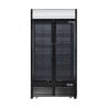 Vitrine voor Dranken 736 L 2 Glazen Deuren 2-8 °C R290
