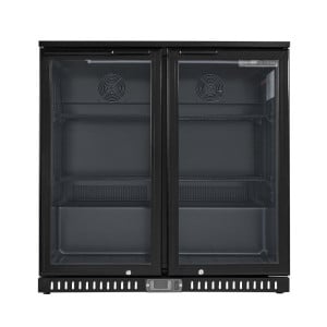 Refrigerated Back Bar - 2 Swing Glass Doors - 209 L - Dynasteel