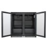 Refrigerated Back Bar 209 L 2 Glass Doors — Ventilated