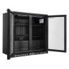 Refrigerated Back Bar 209 L 2 Glass Doors — Ventilated