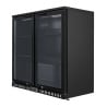 Refrigerated Back Bar 209 L 2 Glass Doors — Ventilated