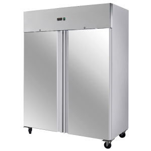 Positive Kühlschrank 1400 L Edelstahl GN 2/1 – 2 Türen