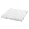 Gitterrost 50 x 50 cm - Dicke 50 mm - Weiß - Gilac