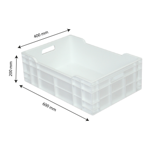 Volle Kist 40 L - 600 x 400 - Wit - Gilac