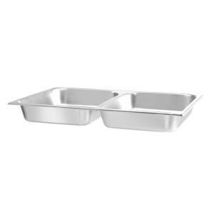 Bac GN 1/1 pour Chafing Dish avec 2 Compartiments Hendi