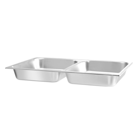 Bac GN 1/1 pour Chafing Dish avec 2 Compartiments Hendi