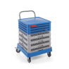 Washing Basket Trolley with Handle