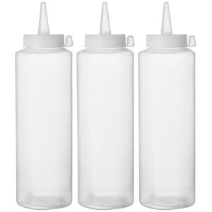 Doorzichtige Dispenserfles - 0,2 L - Set van 3