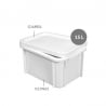 Rechthoekige Bak 15 L Wit