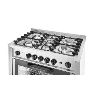 Gas stove - 5 burners with Electric Oven