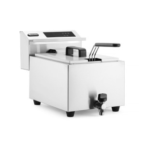 Digital Profi Line Fryer with Drain Tap - 8 L