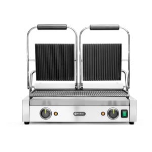 Grill de Contact - Dubbel Model - Geribbelde Platen