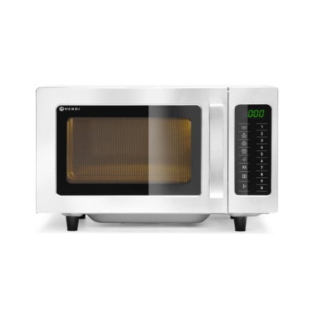 Programmable 1000 W microwave oven