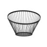 Black Oblique Fruit Basket - 300 mm Diameter