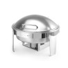 Chafing dish met ronde satijnen afwerking - Merk HENDI - Fourniresto