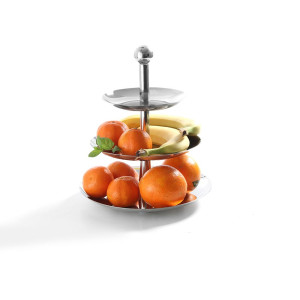 3-tier stainless steel display stand