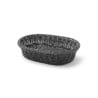 Black Oval Bread Basket - 320 x 230 mm