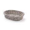 Oval Gray Bread Basket - 320 x 230 mm