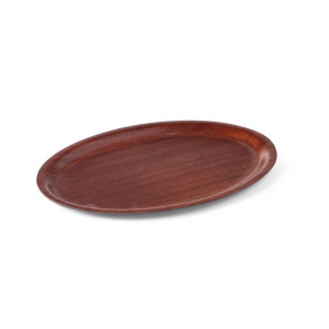 Holztablett Oval - 230 x 160 mm - Marke HENDI - Fourniresto