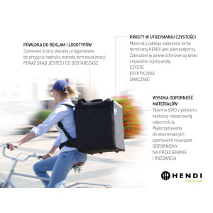 Insulated backpack for food transportation - Brand HENDI - Fourniresto