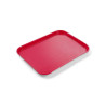 Rechthoekig dienblad voor fastfood - Klein model 265 x 345 mm - Rood