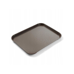 Rectangular Fast Food Tray - Small Size 265 x 345 mm - Brown