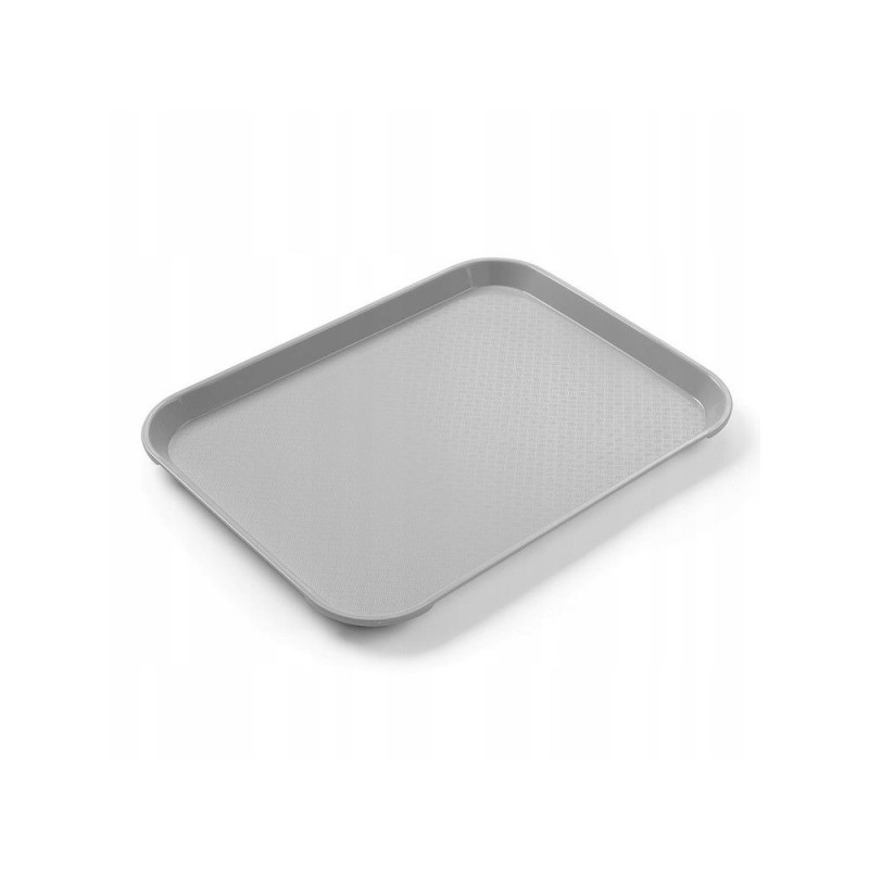 Plateau Rectangulaire Fast Food - Petit Modèle 265 x 345 mm - Gris