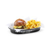 Service Fast-Food-Korb - Schwarz - 6er-Pack - Hendi