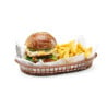 Service Fast-Food Mandje - Bruin - Set van 6 - Hendi