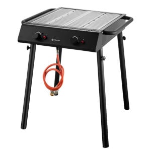 Gasbarbecue Grill - Zwart HENDI | Optimale prestaties, onvergetelijke grillades