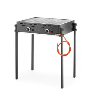 Barbecue 2 Branders Gas HENDI: Prestatie en professionele flexibiliteit