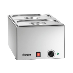 Bain-marie 2 x 1/2 GN voor de horeca