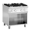 Four-burner stove with base unit Series 700