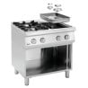 Fourneau 4 Feux mit Unterbau Serie 700