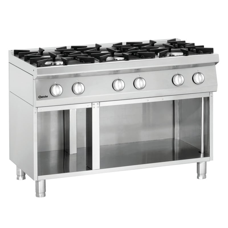 Fourneau 6 Feux mit Unterbau Serie 700