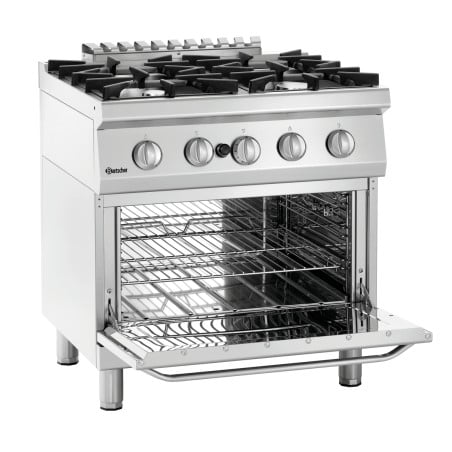 4-Burner Stove with Gas Oven GN 2/1 Series 700