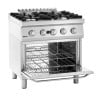 4-Burner Stove with Gas Oven GN 2/1 Series 700