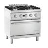 4-Burner Stove with Gas Oven GN 2/1 Series 700