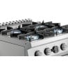4-Burner Stove with Gas Oven GN 2/1 Series 700