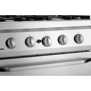 Fourneau 4 Flammen mit Gasofen GN 2/1 Serie 700