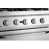 Vierpitsfornuis met gasoven GN 2/1 Serie 700