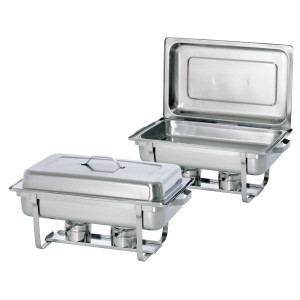 Chafing Dish 9 L - GN 1/1 - Lot de 2