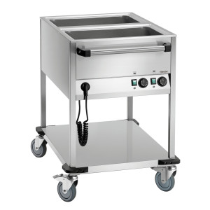 Bain-Marie Trolley - 2 GN 1/1