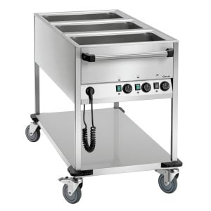 Chariot à Bain-Marie - 3 GN 1/1