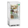 Mini Professionele Koelvitrine Bartscher - 78 L Wit