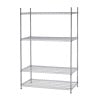 Chrome-plated steel Economat shelving by Bartscher