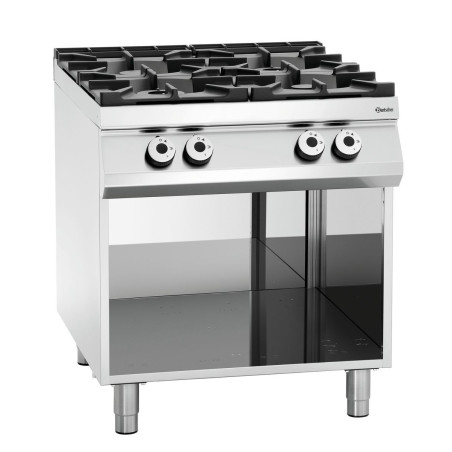 4-burner stove series 900 - Open Base from the brand Bartscher