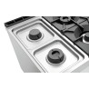 Sechsbrenner-Herd Serie 900 - Offener Unterbau der Marke Bartscher