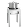 Professionele gasfornuis op poten - 1 brander - 280 mm Bartscher 1050603