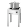 Professionele gasfornuis op poten - 1 brander - 280 mm Bartscher 1050603